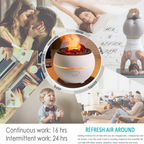 Difusor De Aromas Volcan Efecto Lava Fuego Con Esencias