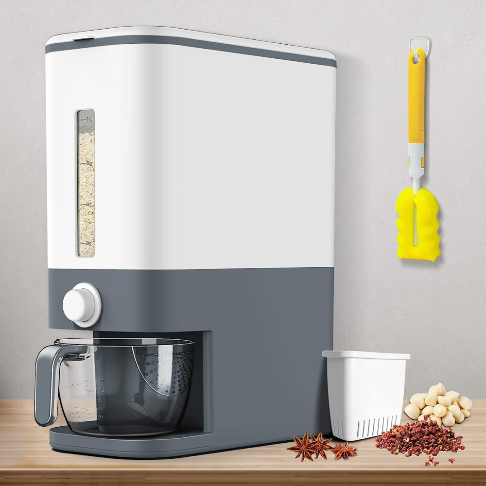 Dispensador Para Granos Y Frutos Secos 25 Libras Capacidad