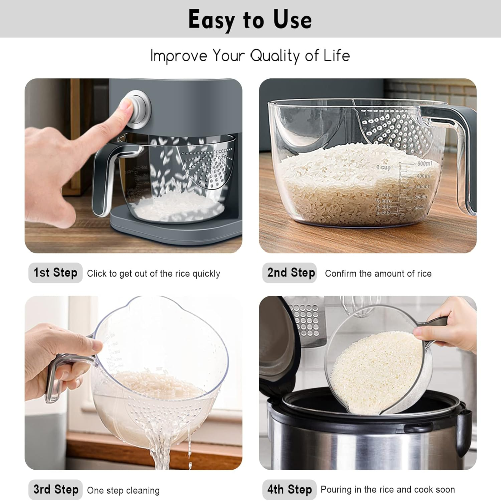 Dispensador Para Granos Y Frutos Secos 25 Libras Capacidad