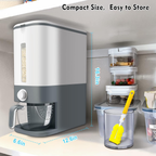 Dispensador Para Granos Y Frutos Secos 25 Libras Capacidad