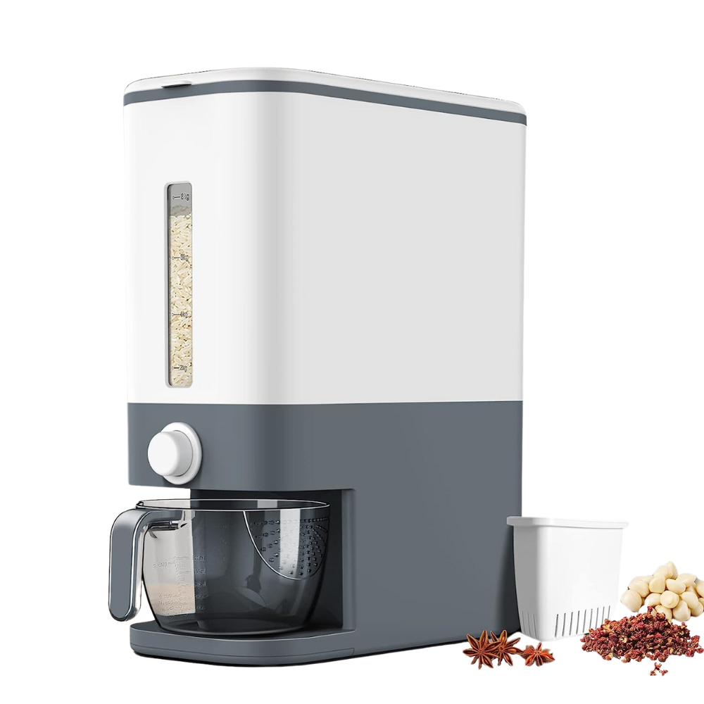 Dispensador Para Granos Y Frutos Secos 25 Libras Capacidad