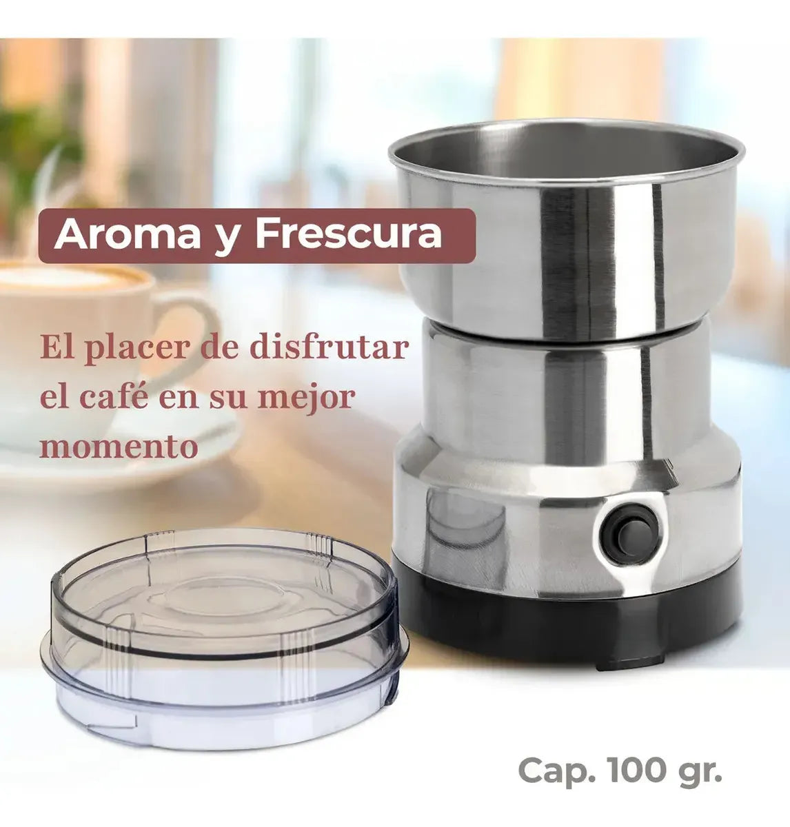 Molinillo Eléctrico 150w Para Café Semillas Especias