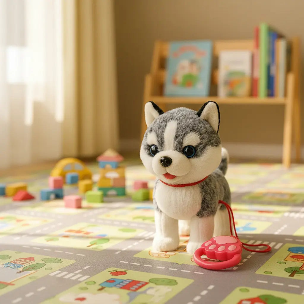 Juguete Peluche Perro Interactivo Lamidas Camina Ladra
