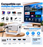 Video Beam Proyector Smart 4k 650 Ansi Nativo Wifi 6 Wielio