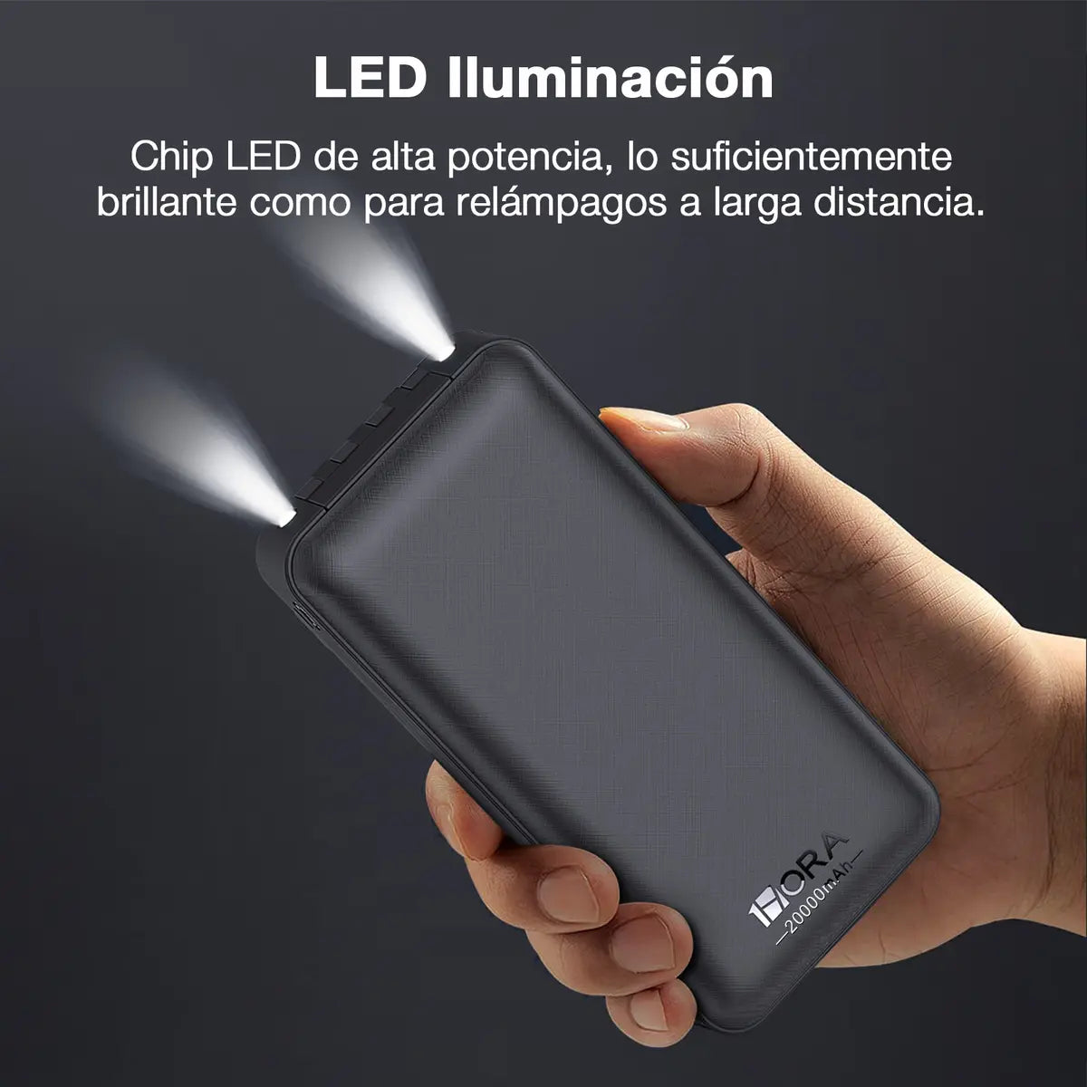 Power Bank 20000mAh 4 Cables Carga Rápida Pantalla Digital GAR 159