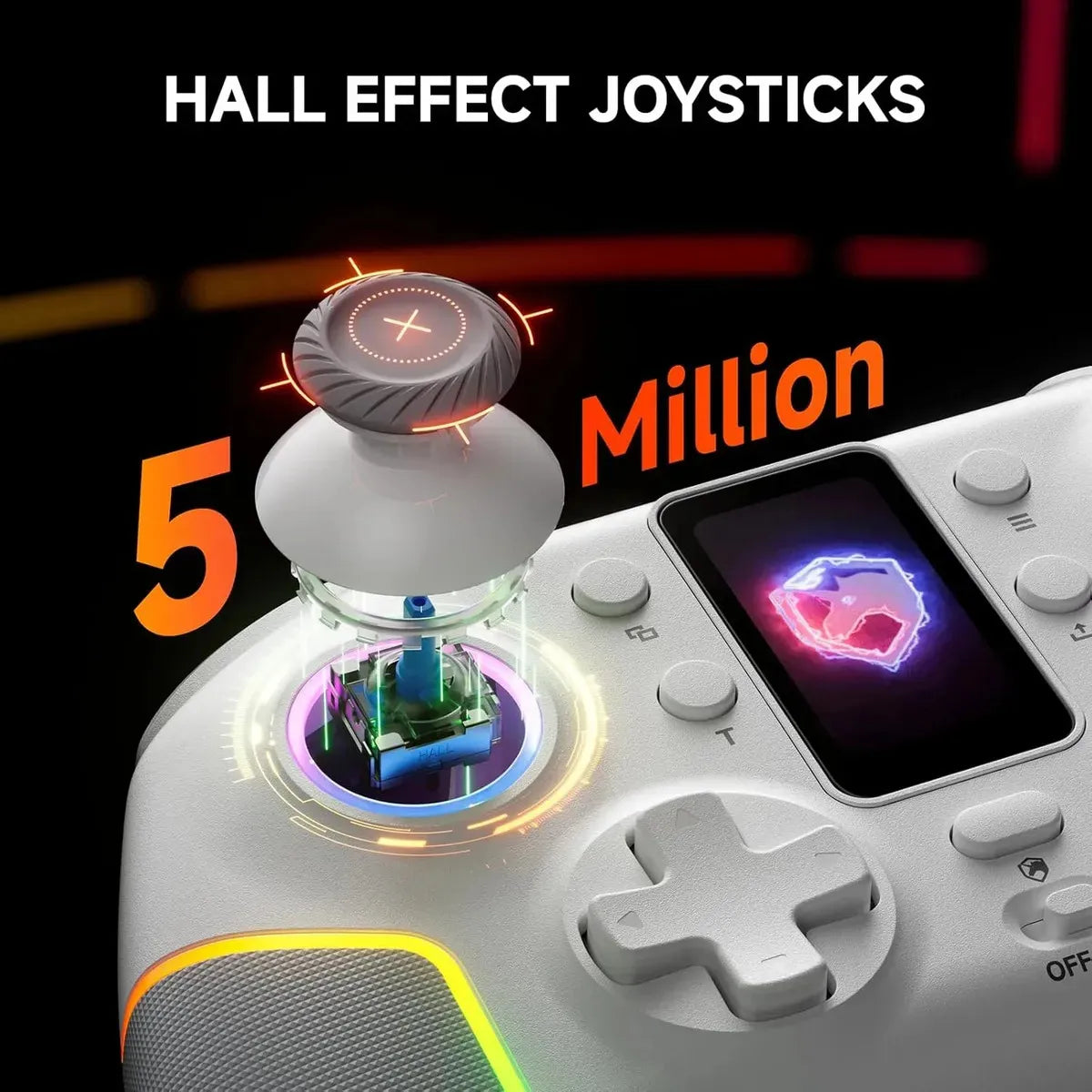 Control Bluetooth Gamer Pc Xbox Ps4 Ps5 Hall Effect Echtpowe