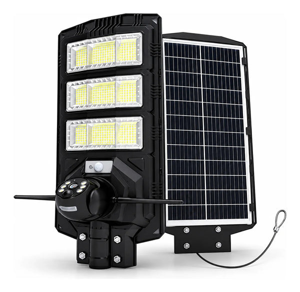 Cámara Seguridad Vigilancia Wifi Panel Solar Reflector Ip65