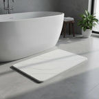 Tapete Baño Piedra Natural Absorbente Antideslizante 60x40cm
