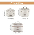 Lonchera Acero Inoxidable 4 Recipientes Estuche Premium