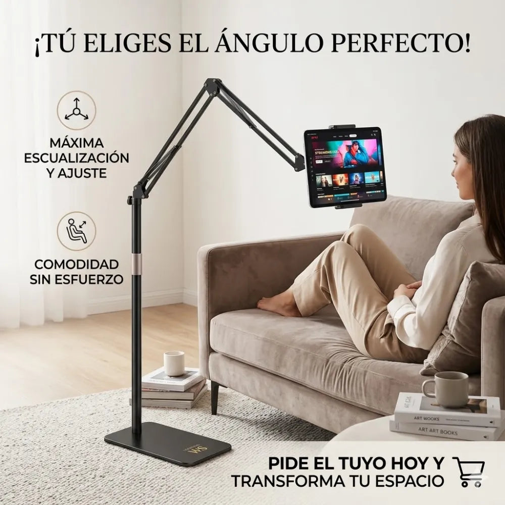 Soporte Trípode iPad Table Celular Ajustable 12 Pulgadas Portátil