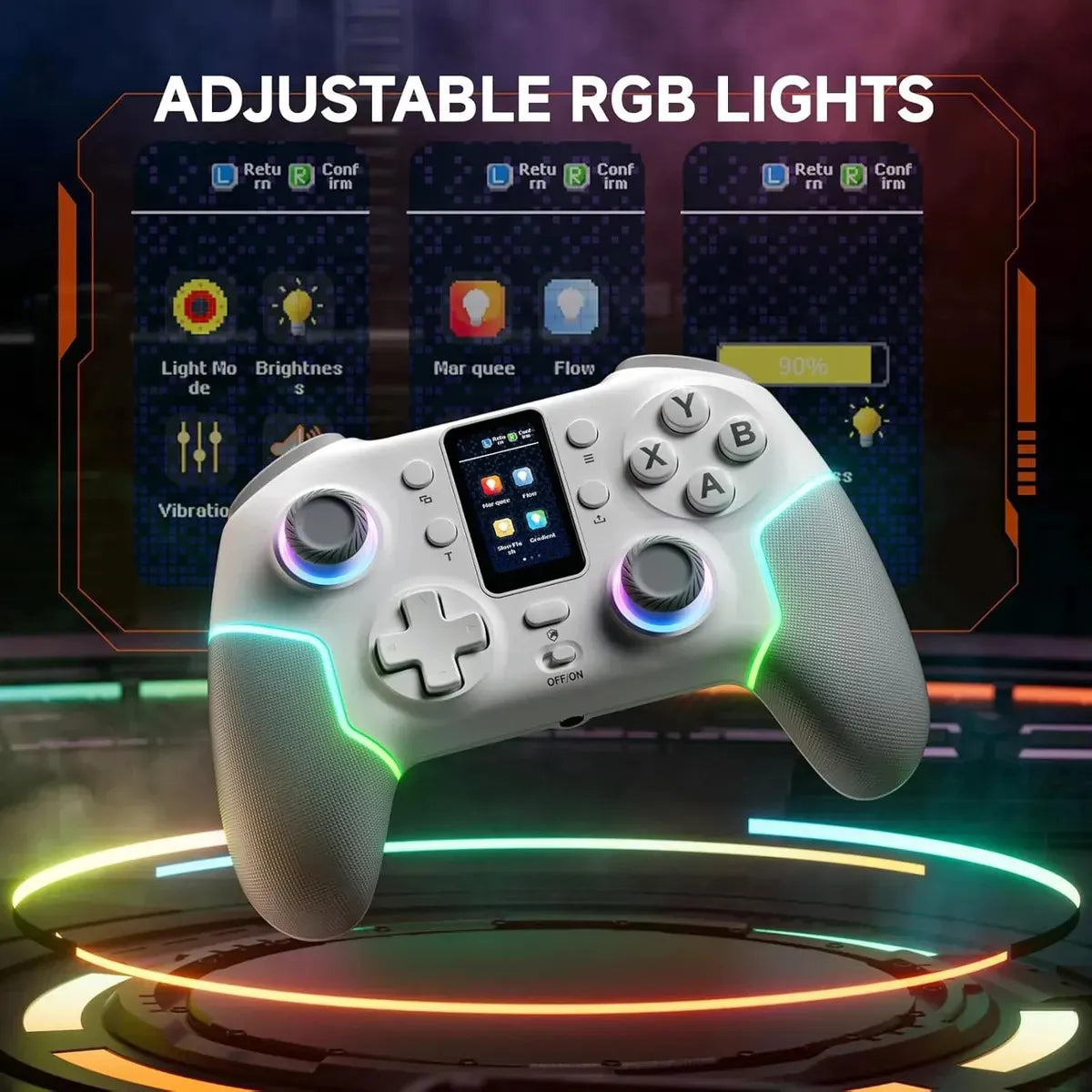 Control Bluetooth Gamer Pc Xbox Ps4 Ps5 Hall Effect Echtpowe