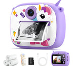 Cámara Instantánea AM300 Niños Impresión Térmica Videos Morado