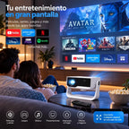 Video Beam Proyector Smart 4k 650 Ansi Nativo Wifi 6 Wielio