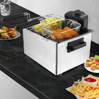 Freidora De Aceite Sokany 2 Cestas Eléctrica 1200W