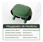 Masajeador Hombros Cuello Calor Terapia Ajustable Tipo Mano