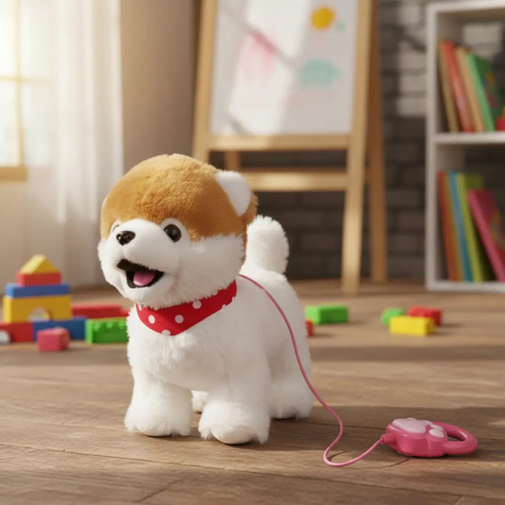 Juguete Peluche Perro Interactivo Lamidas Camina Ladra