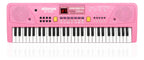 Piano Organeta Musical Para Niños 61 Teclas Bigfun Microfono rosado