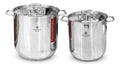 Set Ollas Soperas Acero Quirurgico 20.5 Litros 16.5 Litros