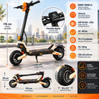 Scooter Eléctrico Urbano Todo Terreno Con Suspensión 800w X2