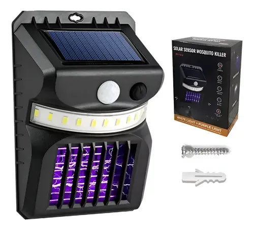 Lampara Solar Mata Zancudos Mosquitos Insectos Exteriores