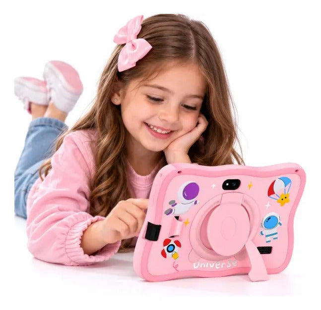Tablet Niños Educativa Funda Protector Soporte 128gb 4gb