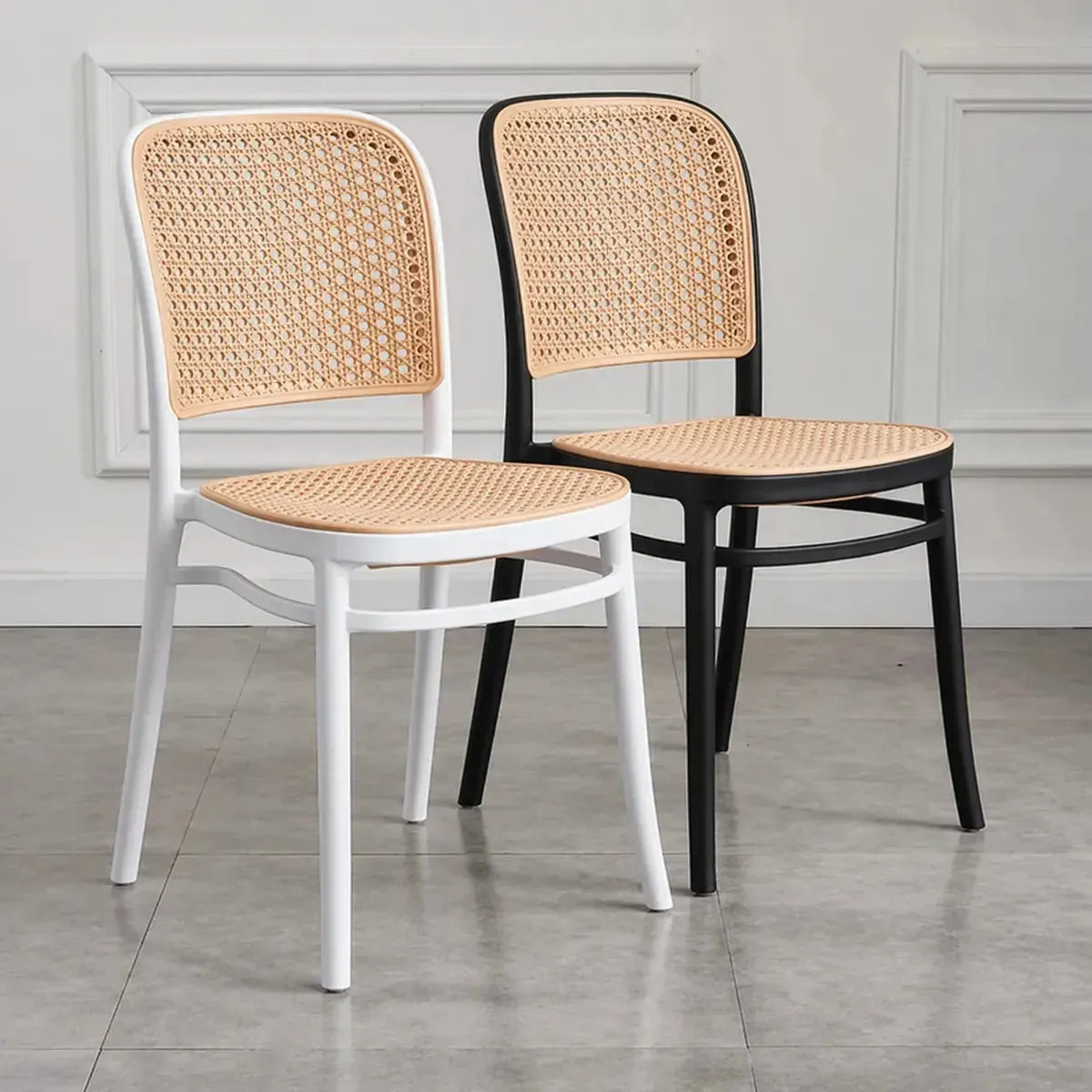Set X4 Sillas Comedor Sala Jardin Exterior Interior Malla