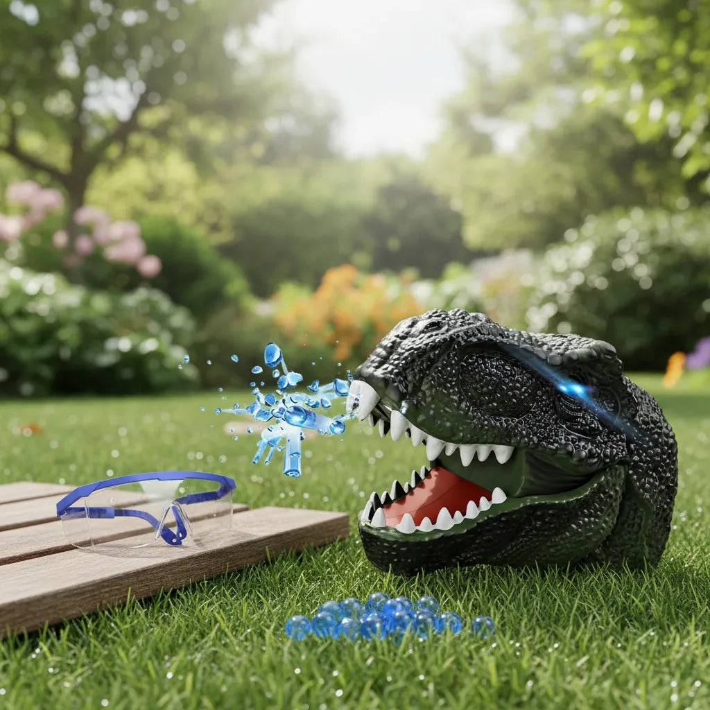 Pistola Hidrogel Dinosaurio Juguete Lanzador Automática