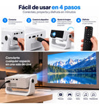 Video Beam Proyector Smart 4k 650 Ansi Nativo Wifi 6 Wielio