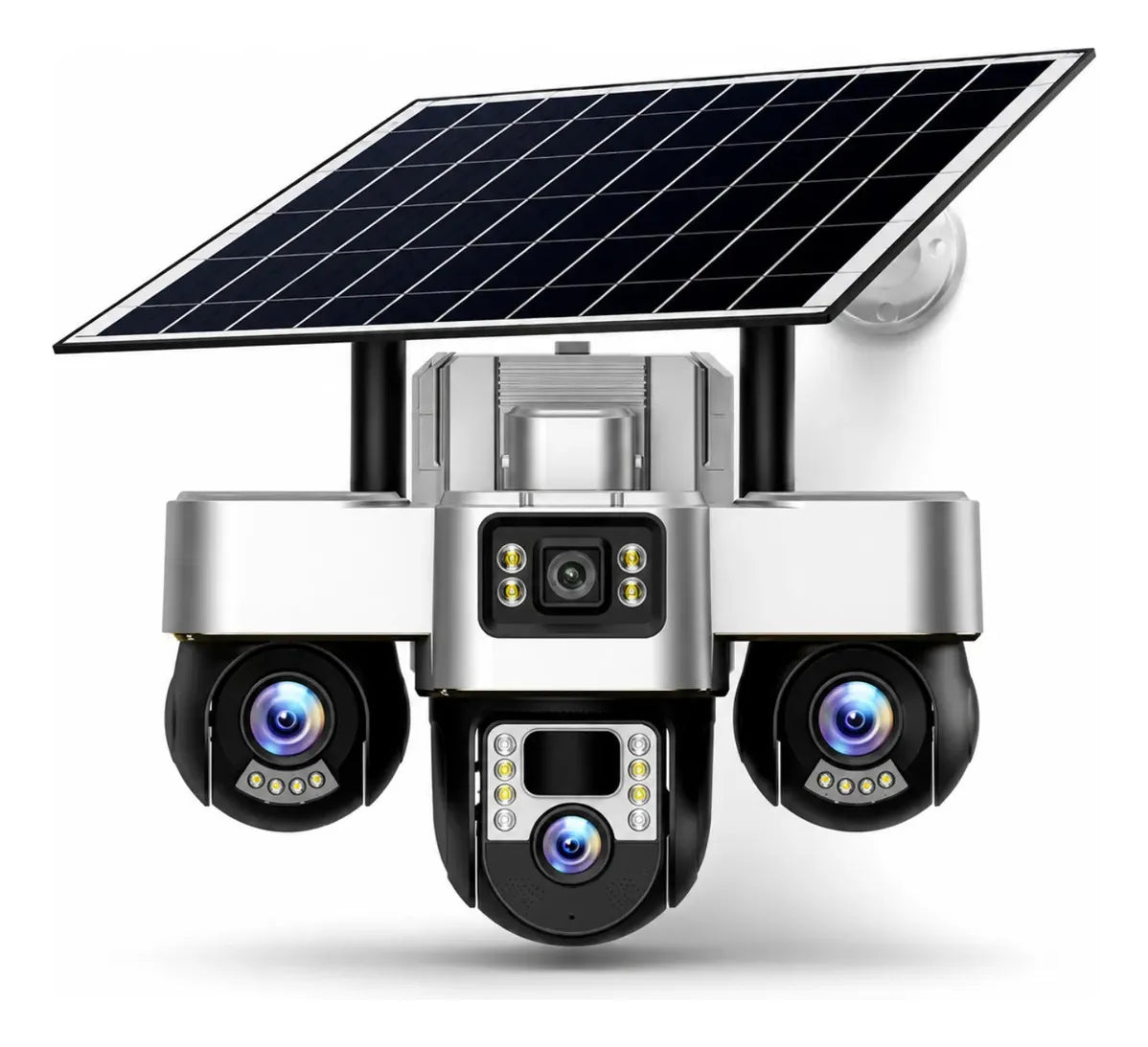 Cámara Solar Wifi 3 Lentes Robotica Seguimiento Automático