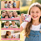 Cámara Instantánea AM300 Niños Impresión Térmica Videos Morado