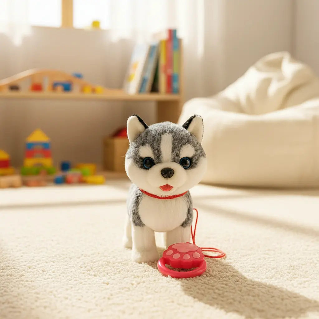 Juguete Peluche Perro Interactivo Lamidas Camina Ladra