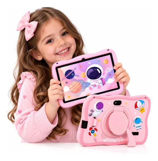 Tablet Niños Educativa Funda Protector Soporte 128gb 4gb