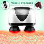 Masajeador Corporal Térmico De Doble Cabeza Con Infrarrojo