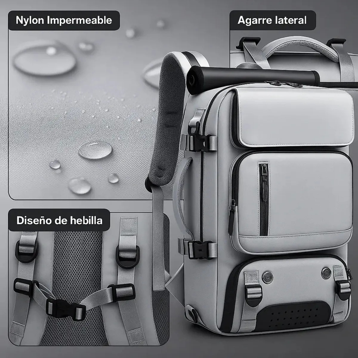 Mochila Bolso Maleta Multifuncional Viajero Impermeable Premium