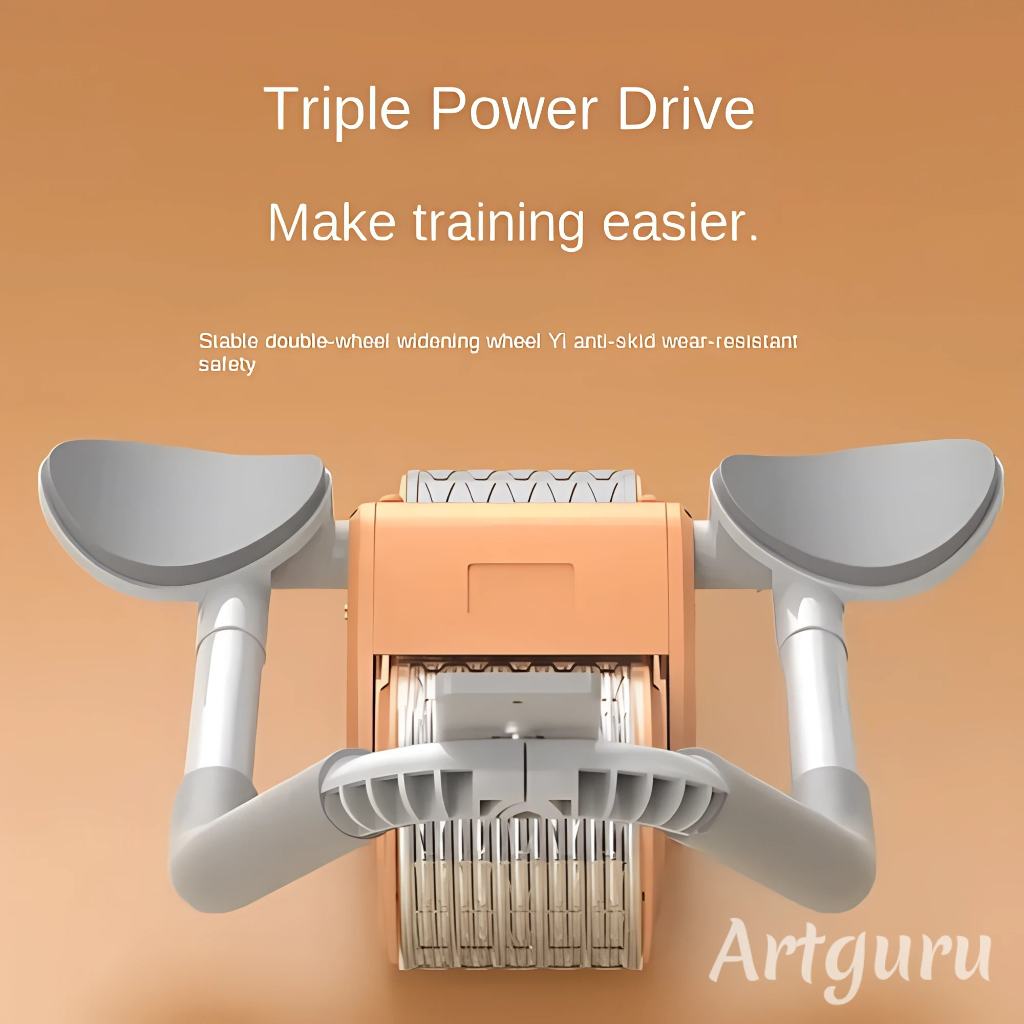 💪 Rueda Abdominal Con Auto Rebote 🚀