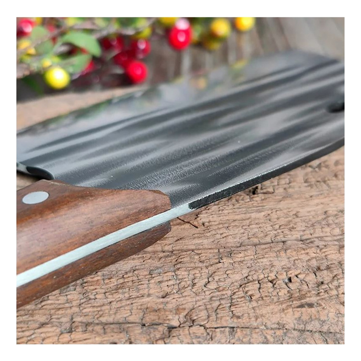 Cuchillo Profesional Hacha Cocina Acero Inoxidable Japones