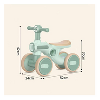 Triciclo Paseador Bebes Niños 4 Ruedas Luces Led Musical