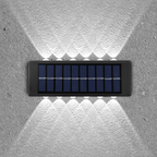 Aplique Fachada Lámpara Luz Solar Led Pared Jardín ExteriorAplique