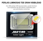 Lampara Reflector Solar 100w Led Exterior Ip66 Panel Solar