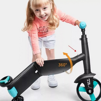 Triciclo 3 En 1 Pedales Monopatin Bicicleta Equilibrio Niños