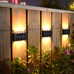 Aplique Fachada Lámpara Luz Solar Led Pared Jardín ExteriorAplique