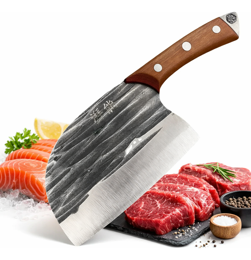 Cuchillo Profesional Hacha Cocina Acero Inoxidable Japones