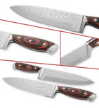 Juego Cuchillos Cocina Base Madera Acero Inoxidable Premium