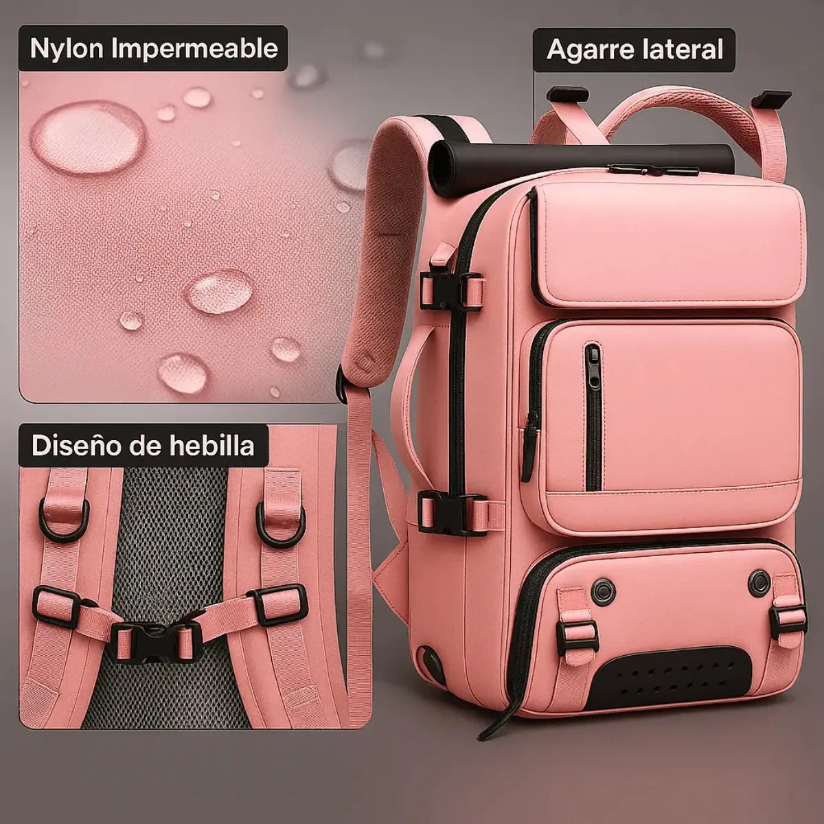 Mochila Bolso Maleta Multifuncional Viajero Impermeable Premium