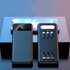 Power Bank 20000mah Multipuertos Lighting V8 Tipo C Linterna