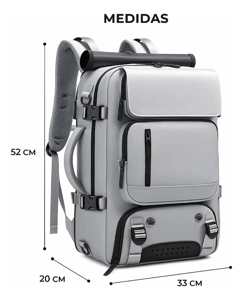 Mochila Bolso Maleta Multifuncional Viajero Impermeable Premium