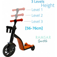 Triciclo 3 En 1 Pedales Monopatin Bicicleta Equilibrio Niños