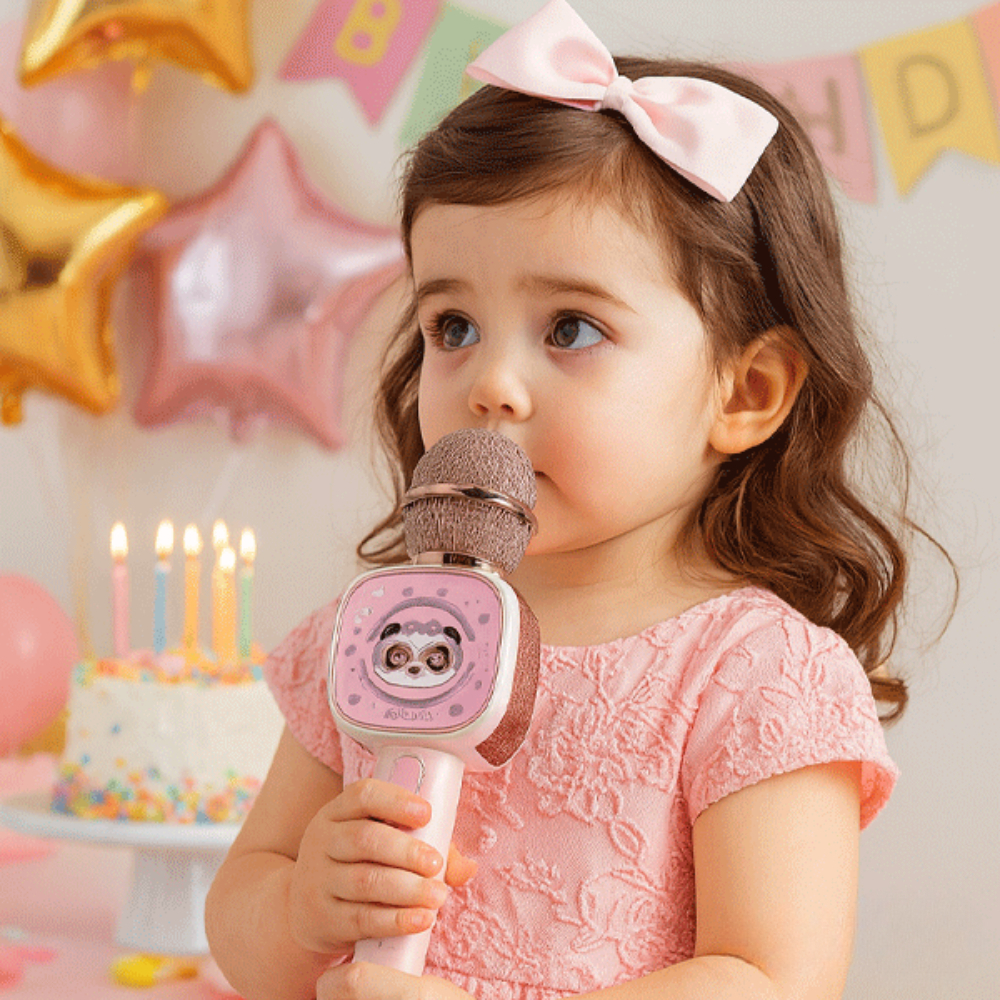 Micrófono Karaoke Inalámbrico Niños Bluetooth Led Premium X7