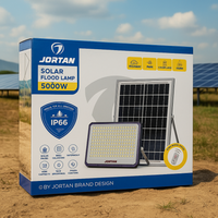 Reflector Solar Led Lampara 5000w Jortan Con Control Y Panel