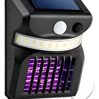 Lampara Solar Mata Zancudos Mosquitos Insectos Exteriores